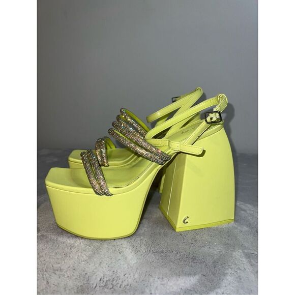 NEW Mila Jewel Ankle Strap Platform Sandal Sam  Edelman 8 - Picture 3 of 8